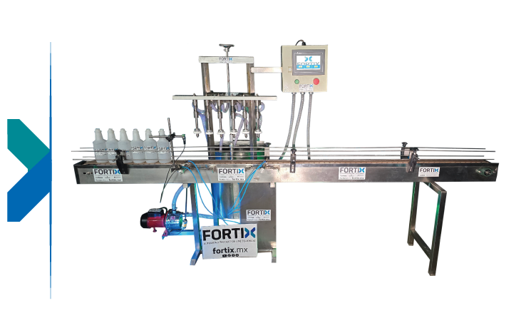 Llenadora de liquido de 6 valvulas Fortix Llenadora de liquido de 6 valvulas Fortix